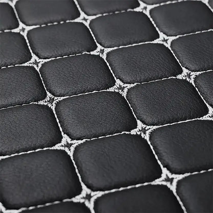 Flexi Serisi – 4 Parça Oto Koltuk Minderi Seti | Siyah & Beyaz Dikişli | CarSeat Lüx