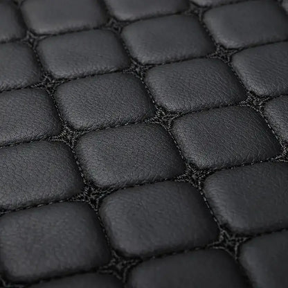 Flexi Serisi – 4 Parça Oto Koltuk Minderi Seti | Siyah & Siyah Dikişli Full Black | CarSeat Lüx