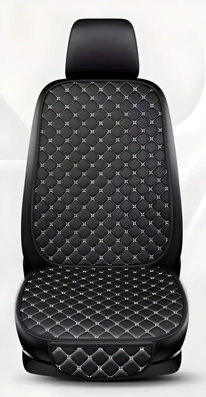 Flexi Serisi – 4 Parça Oto Koltuk Minderi Seti | Siyah & Beyaz Dikişli | CarSeat Lüx